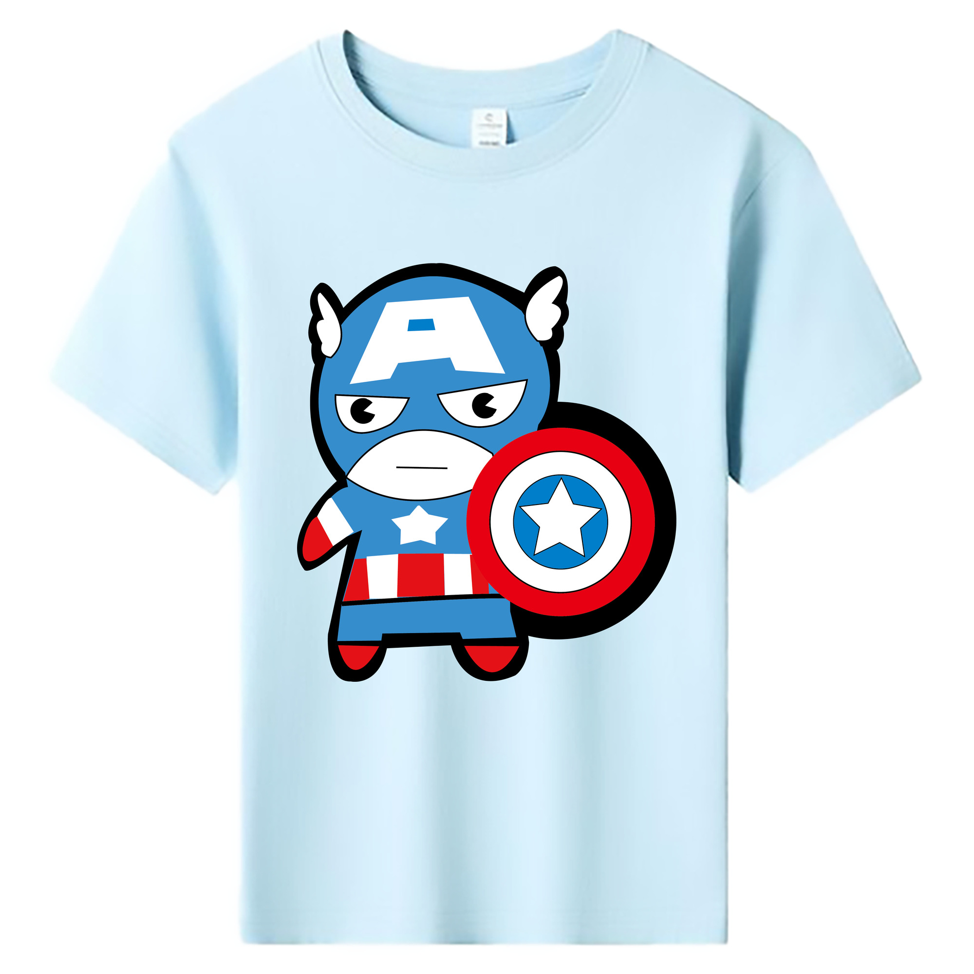 （画像用） アベンジャーズ The Avengers 綿100％キッズTシャツ（フロントプリント）